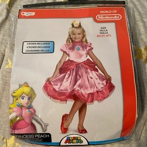 Princess peach 3-4t costume